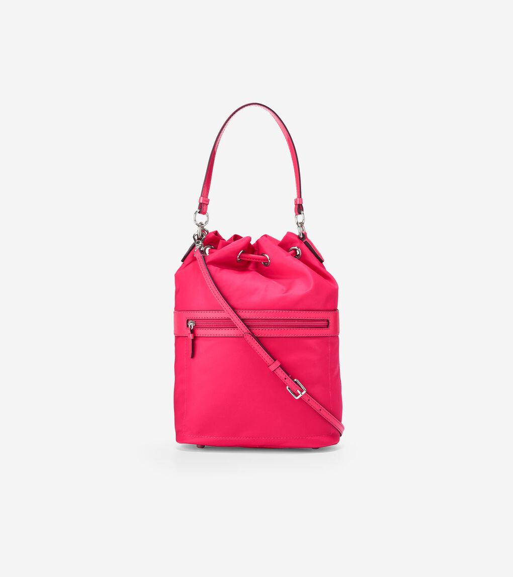 ナイロン ドローストリング クロスボディ womens.