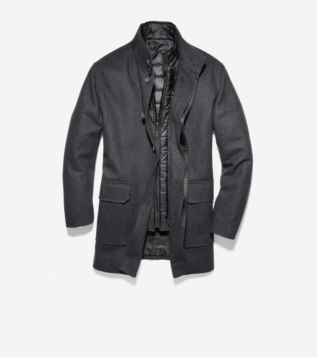 メルトン ウール 3イン1 コート mens.