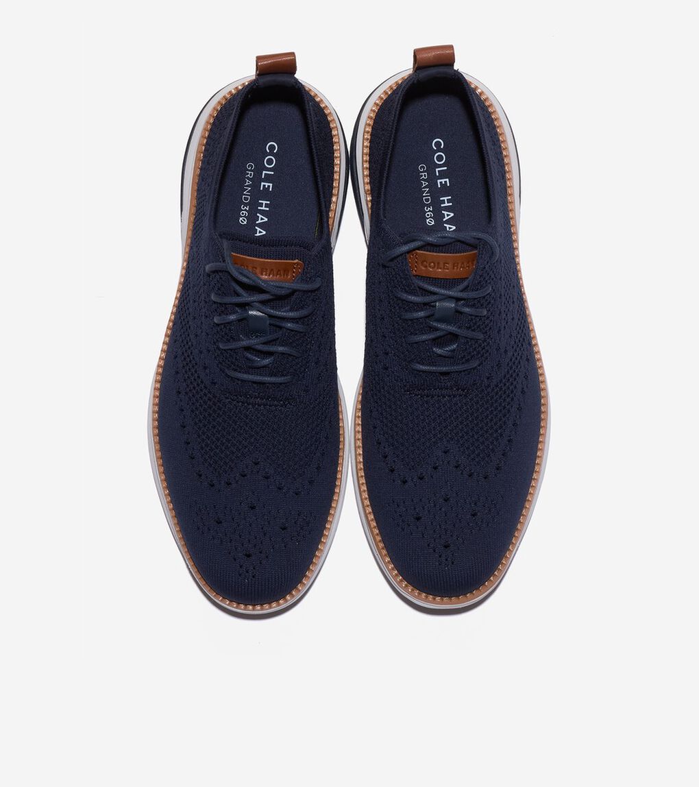 グランド ハリオン スティッチライト ウィングチップ オックスフォード mens.