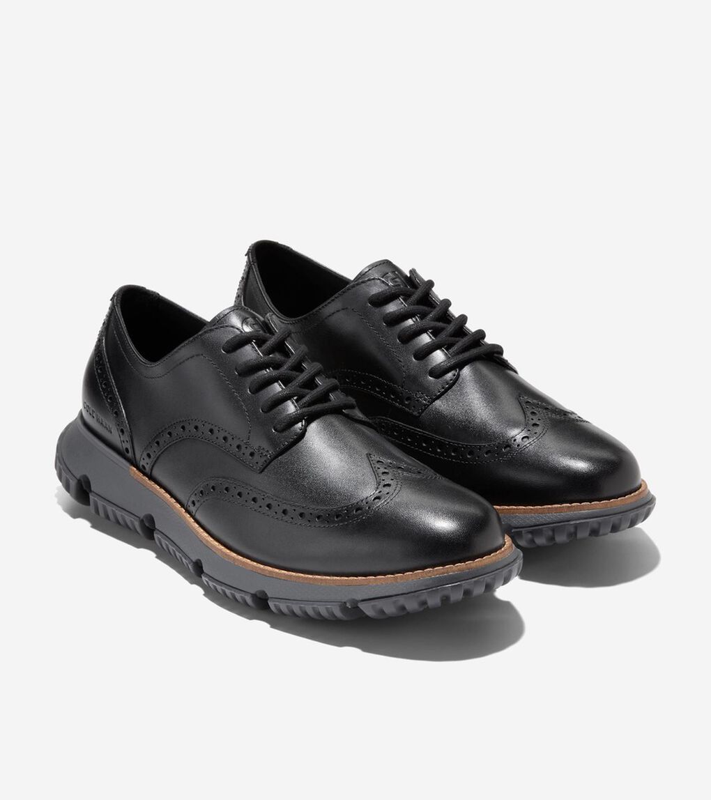 4.ゼログランド ウィングチップ ウィンター オックスフォード mens.