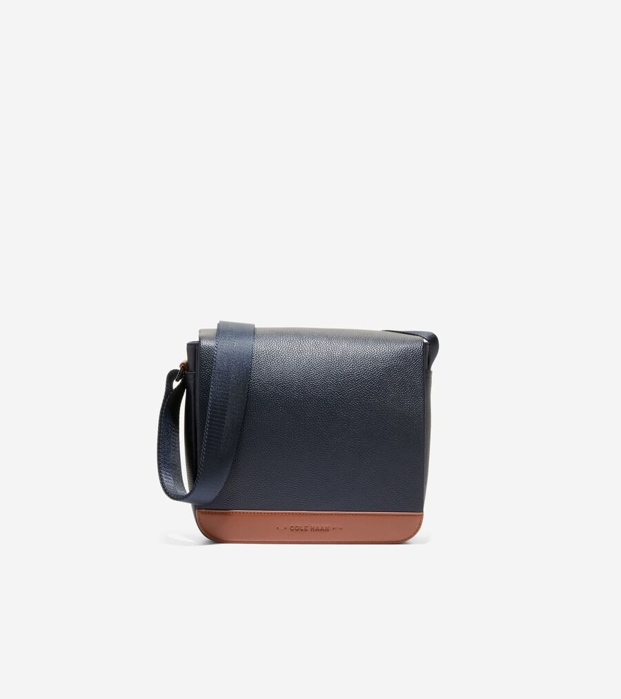 COLE HAAN コールハーン ネイビー レザーバックパック コール ハーン公式】メンズ バッグ(バックパック・リュック