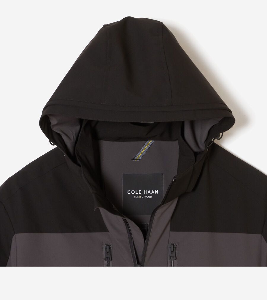 ゼログランド カラーブロック パーカ mens. 0.0 | COLE_HAAN