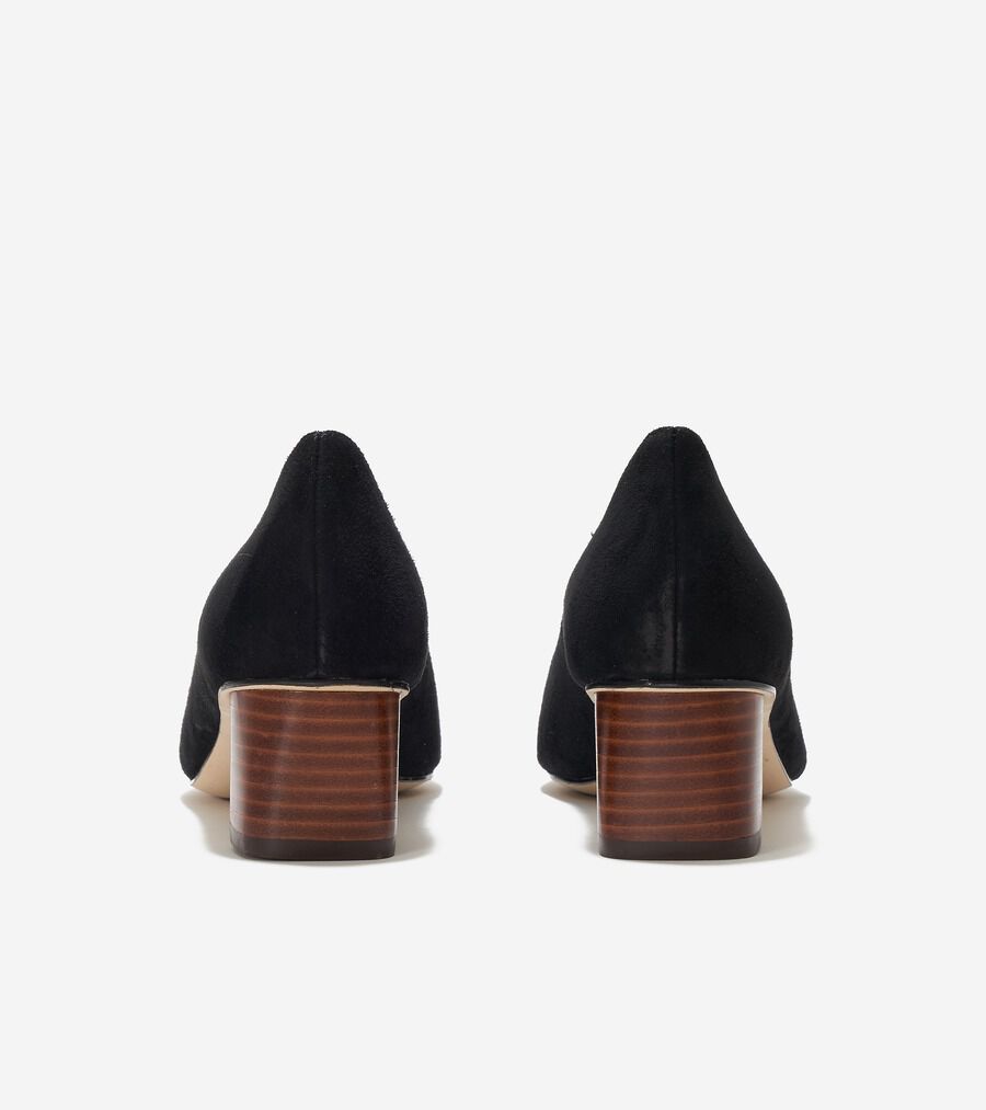 商品画像：美品〉COLE HAAN コールハーン【22.5】ブロックヒール パンプス 4