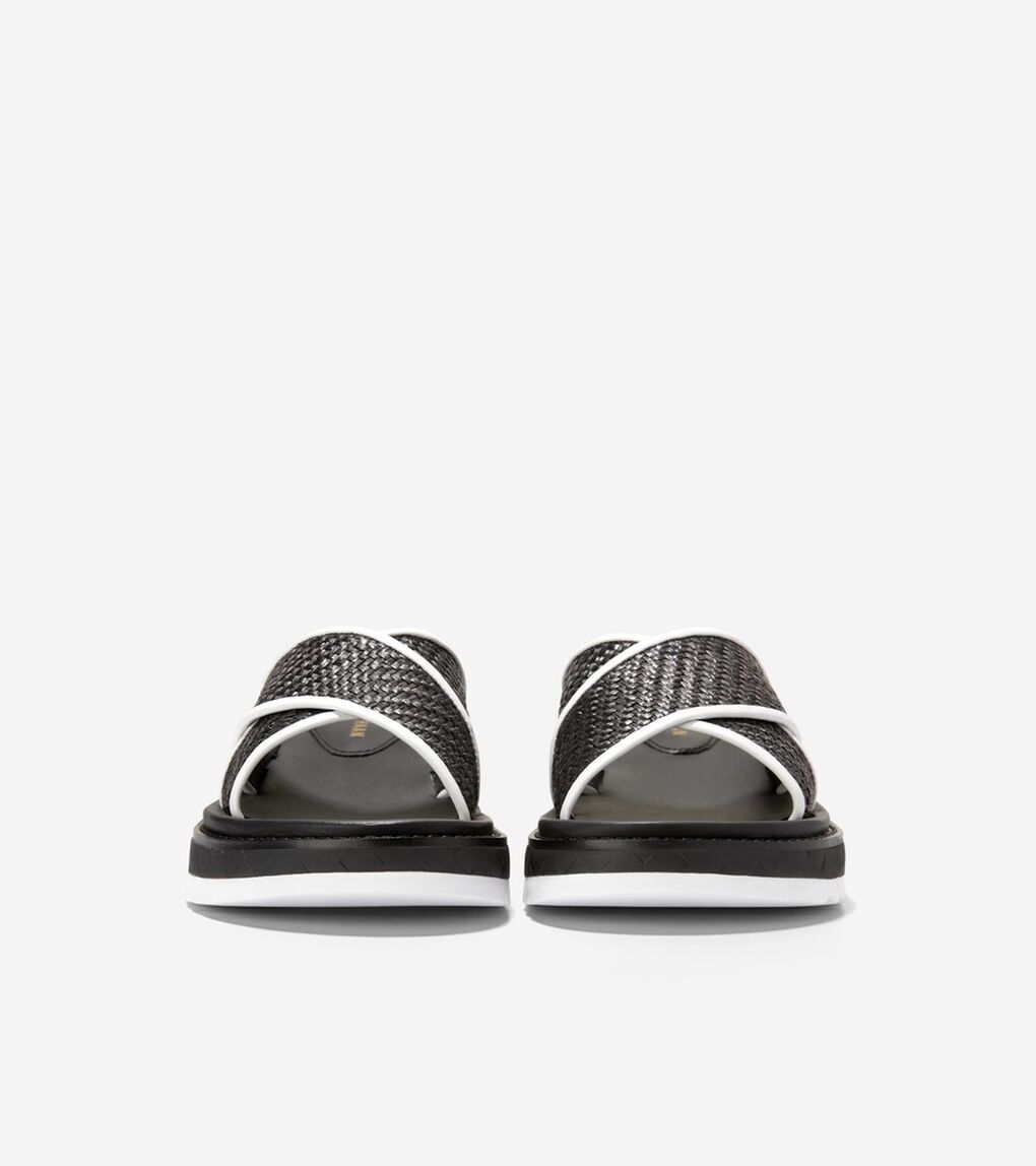 グランドプロ デイリン ウェッジ スライド サンダル womens