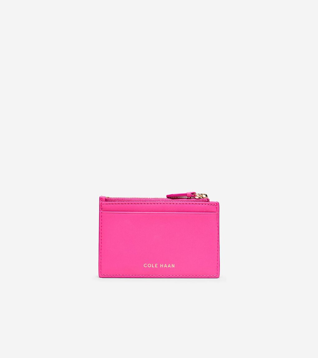 カード ケース ジップ付き womens.