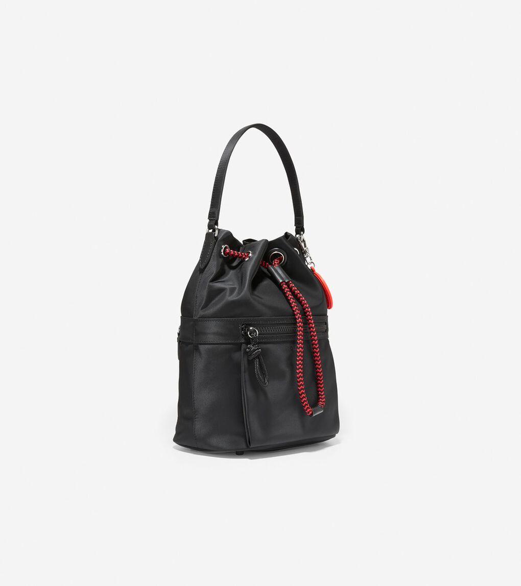 ナイロン ドローストリング クロスボディ womens.