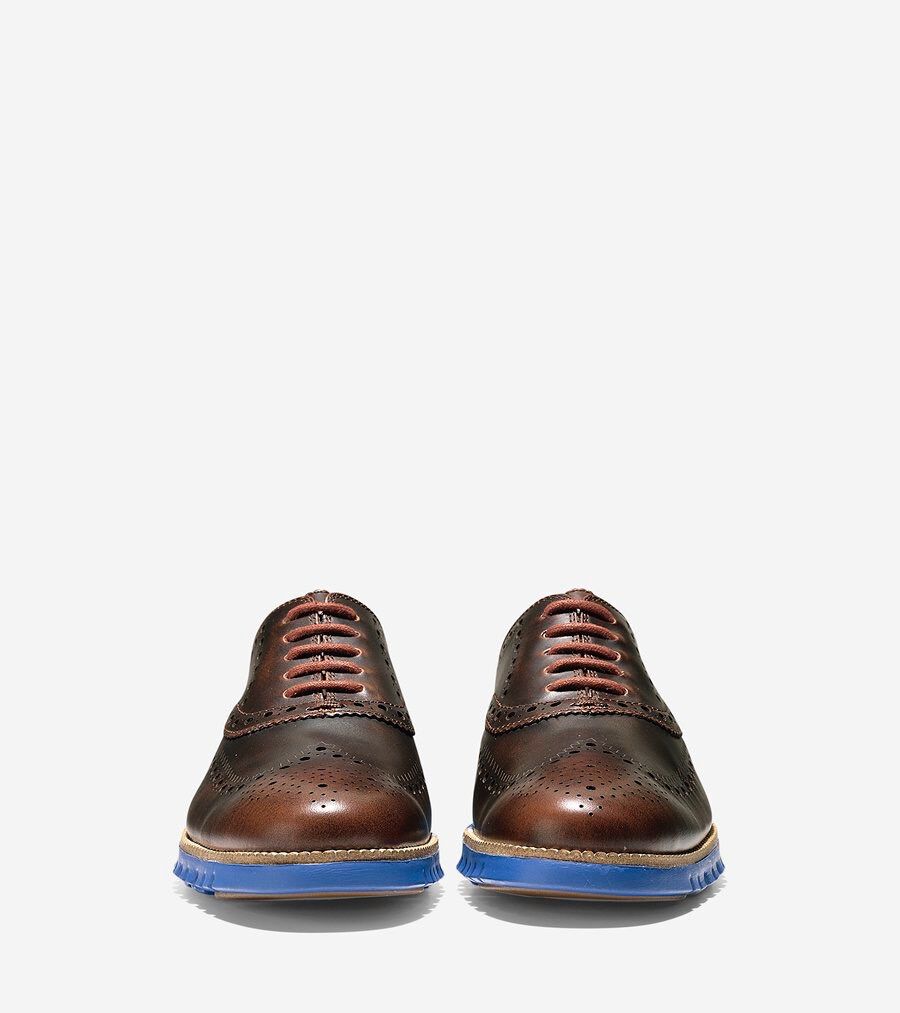コールハーン　ゼログランド ウィング オックスフォード クローズド ホール COLE HAAN コールハーン ゼログランド ウィングチップ