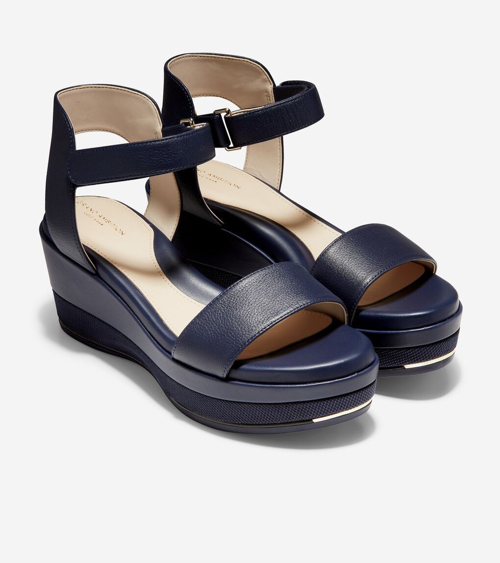 グランド アンビション ウェッジ サンダル womens. 0.0 | COLE_HAAN