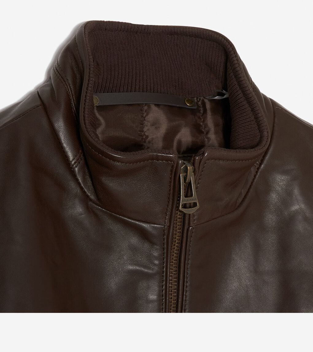 スムーズ ラム レザー ジャケット mens.