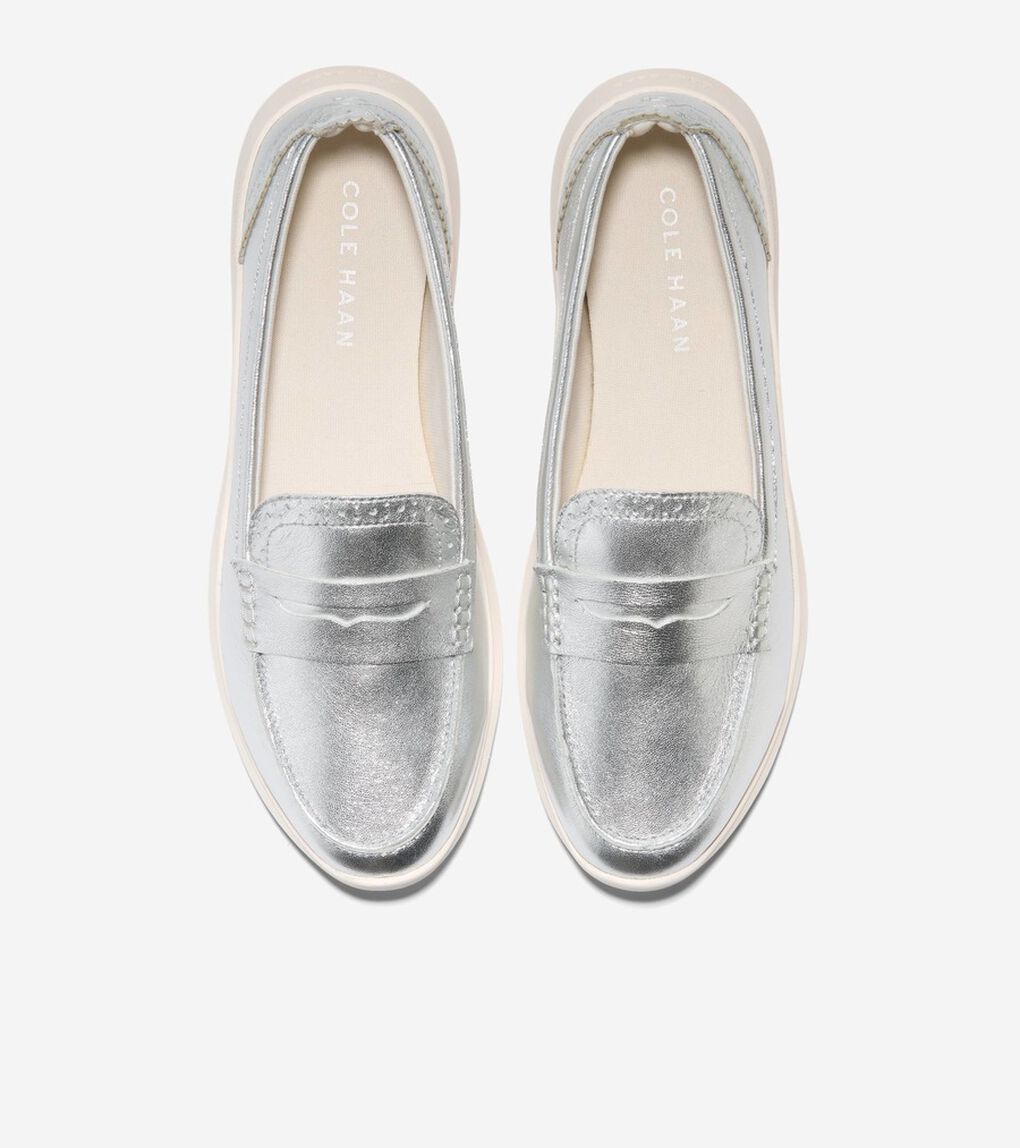 ゼログランド メリット レザー ローファー womens.