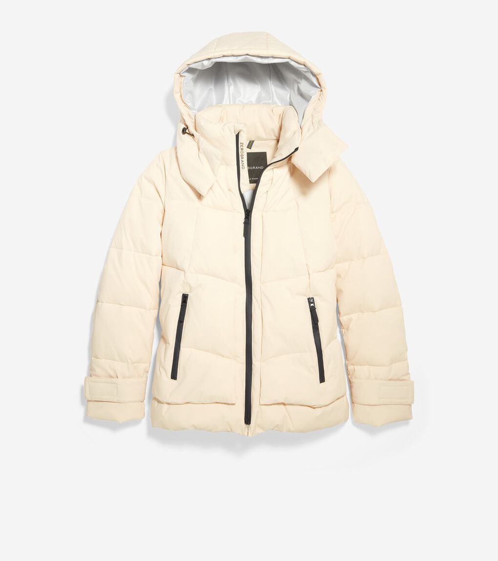 ゼログランド ショート パッファー フード付き womens.