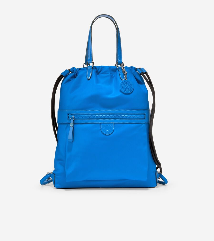 【未使用】COLE HAAN コールハーン★ ナイロンストリングバッグ ナイロン ドローストリング クロスボディ womens. 15000 | COLE_HAAN