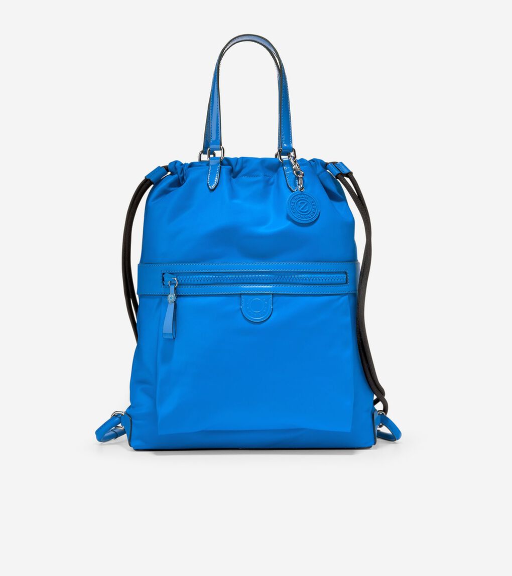 ナイロン ドローストリング バックパック womens.
