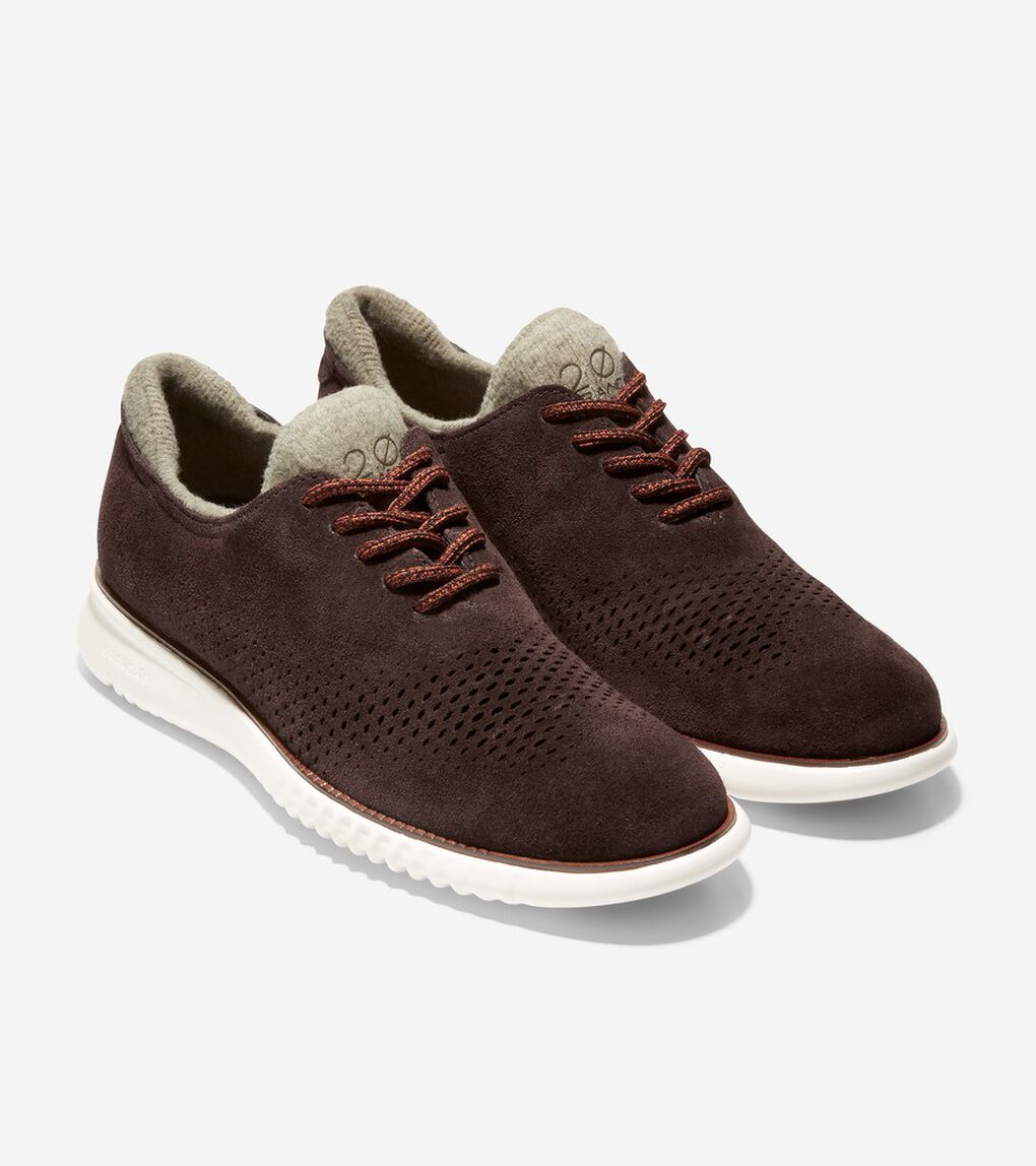 2.ゼログランド レーザー ウィング オックスフォード ラインド mens.