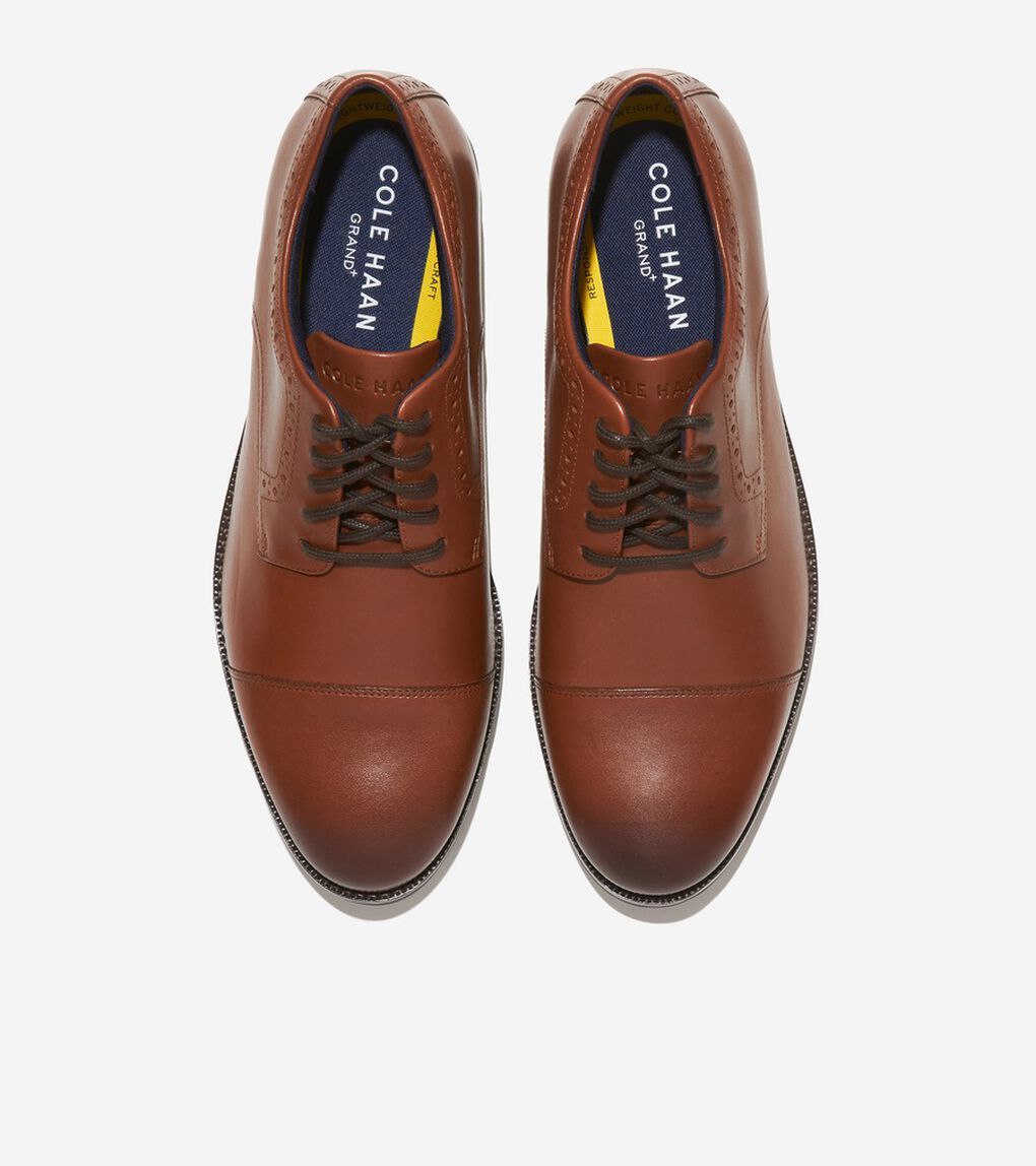 グランドプラスドレスキャップトゥオックスフォード mens.