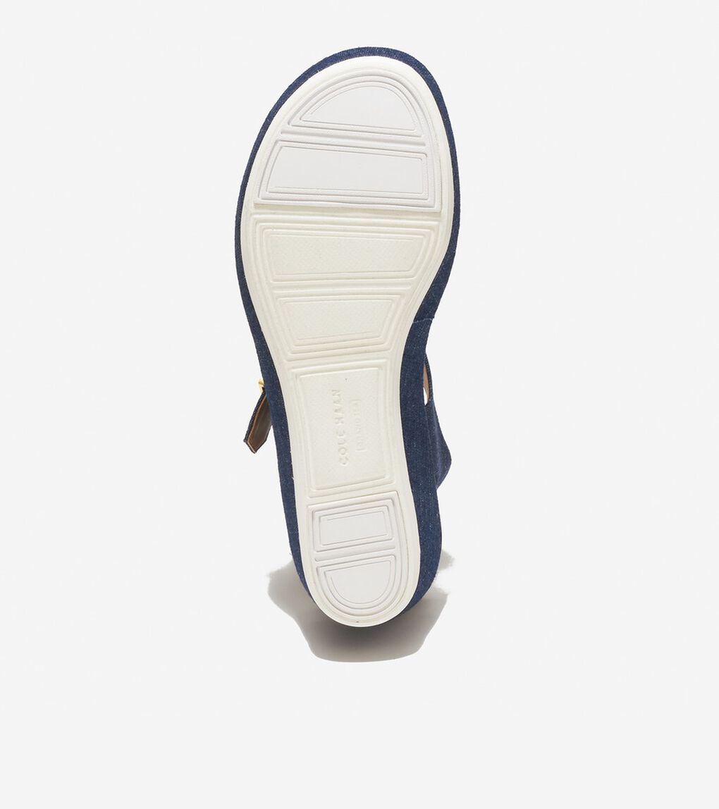 オリジナルグランド フラットフォーム ウェッジ サンダル womens.