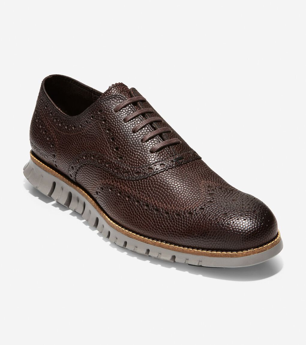 ゼログランド ウィングチップ オックスフォード mens.