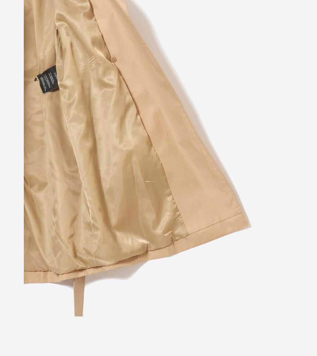 トレンチウィズフード womens