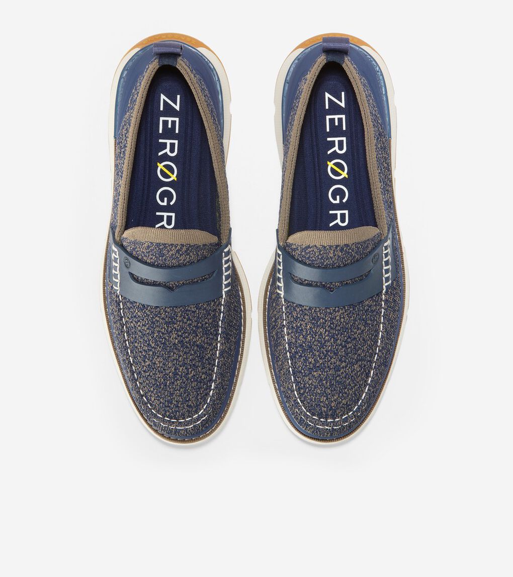 4.ゼログランド スティッチライト ローファー mens.
