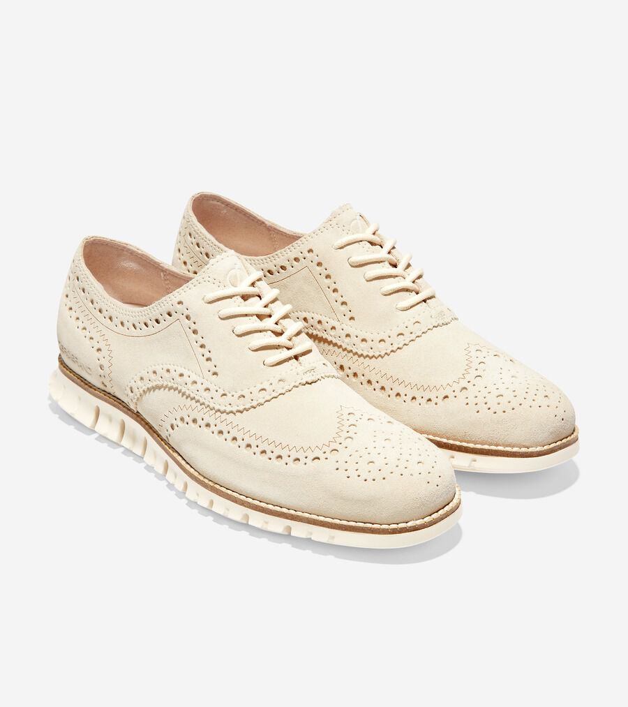 【極美品】COLE HAAN ゼログランド オックスフォード ウィングチップ ゼログランド ウィングチップ オックスフォード mens. 0.0 | COLE_HAAN