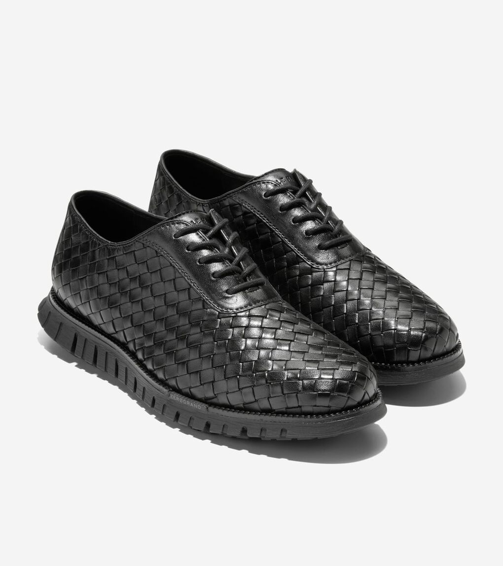 ゼログランド リマスタード ウーヴン オックスフォード mens