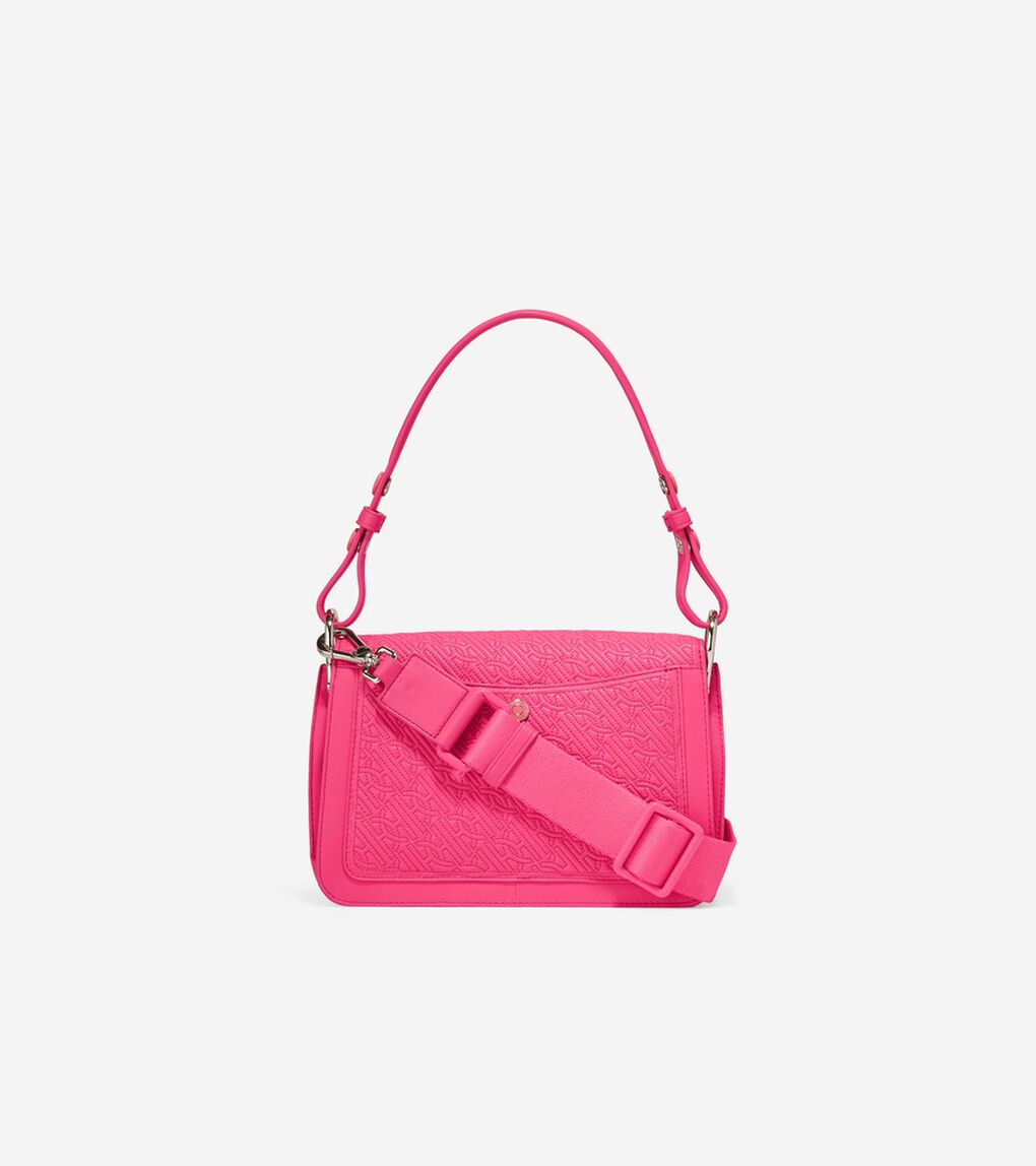 キルテッド ロゴ ショルダー バッグ womens.