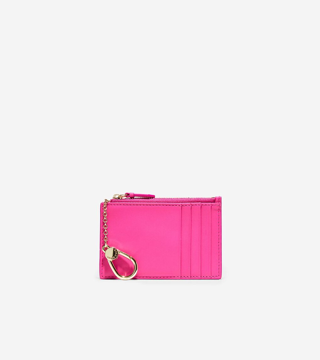 カード ケース ジップ付き womens.