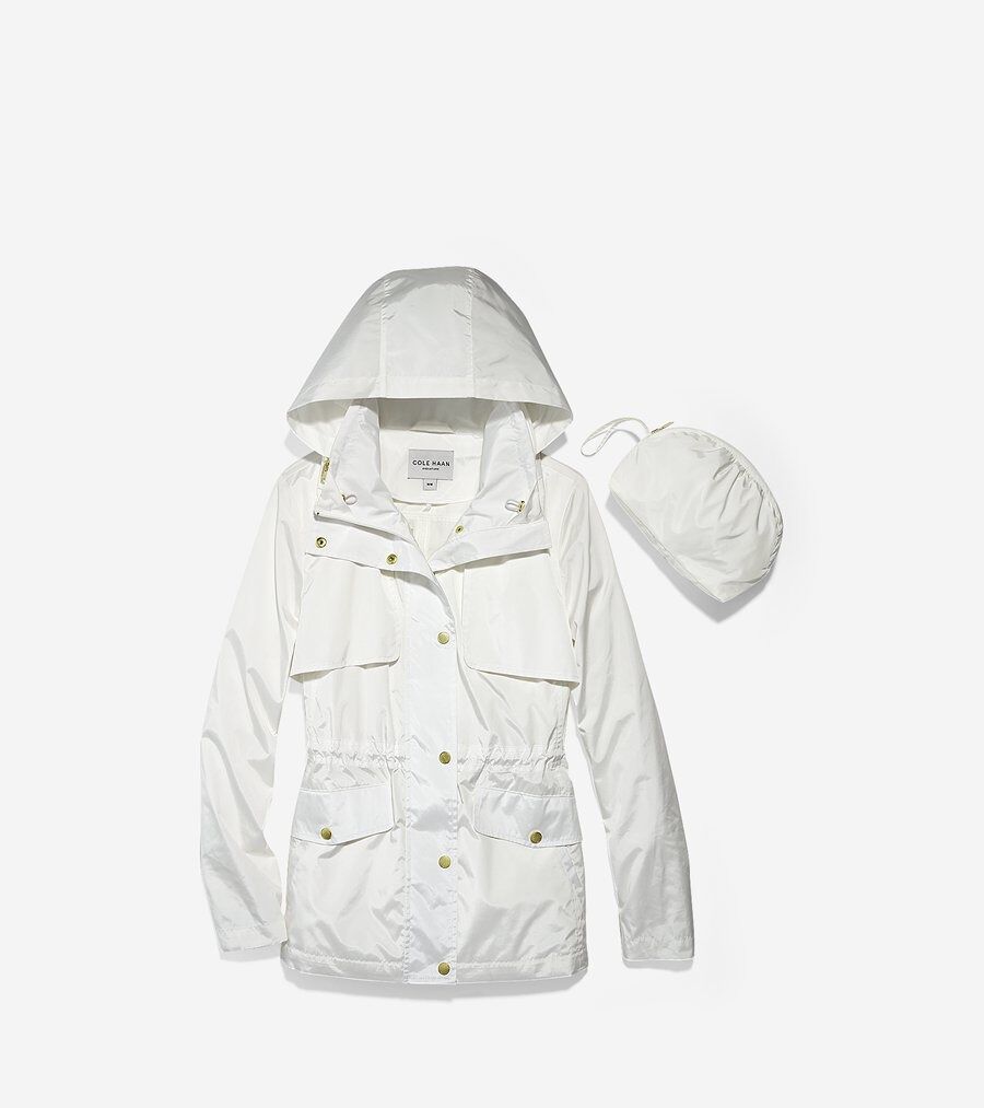 愛用 ショート パッカブル レイン ジャケット womens. 0.0 | COLE_HAAN ジャケット・アウター