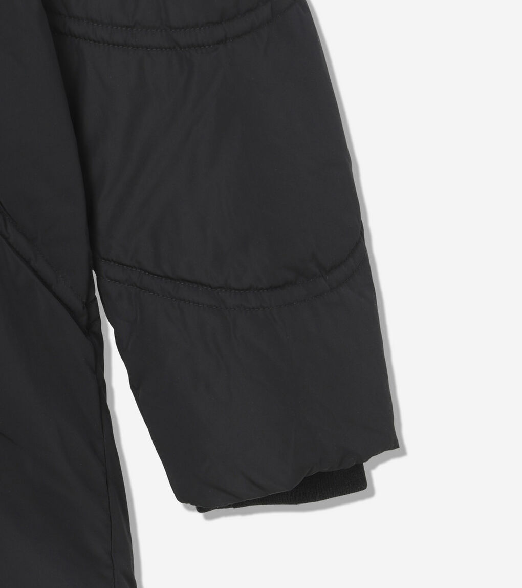 タフタ ダウン ジャケット ウィズ イグザジャレイティド フード womens