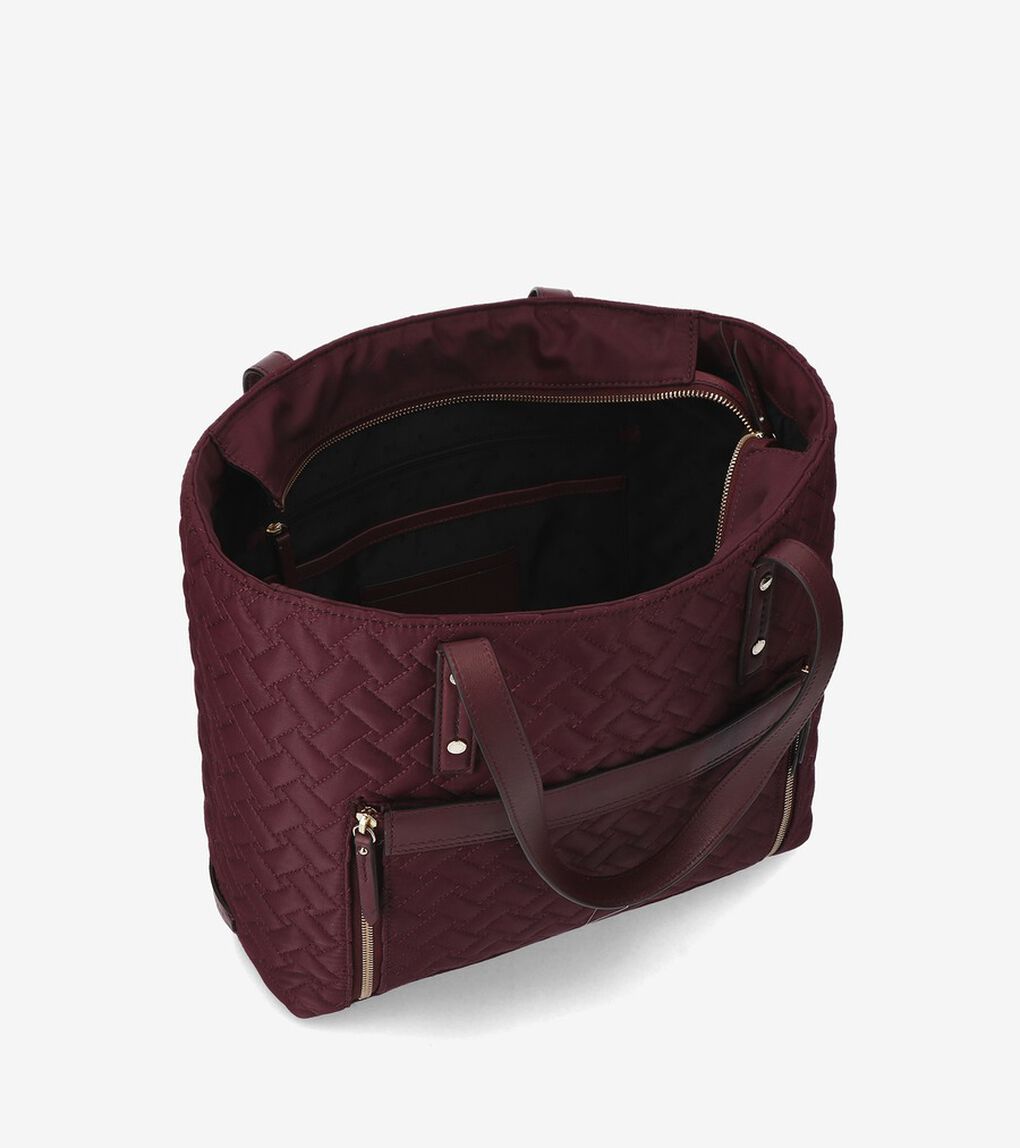 キルテッド ナイロン トート womens.