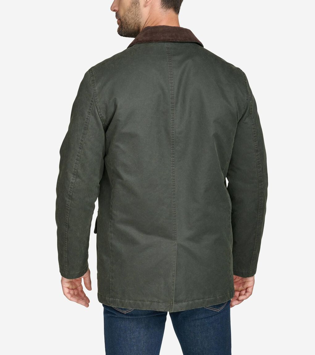 コーテッドコットンレインジャケット mens.