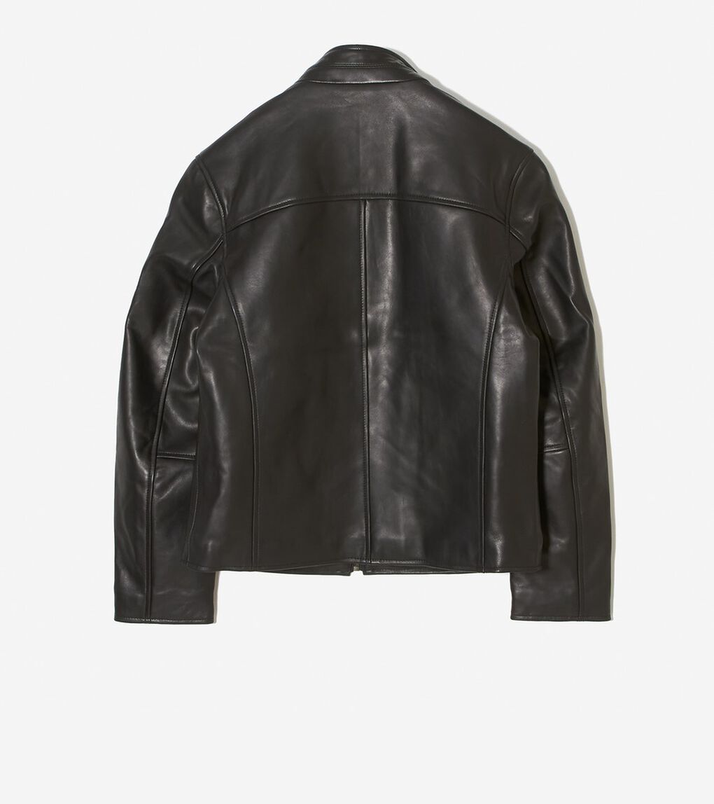 スムーズ ラム レザー ジャケット mens.