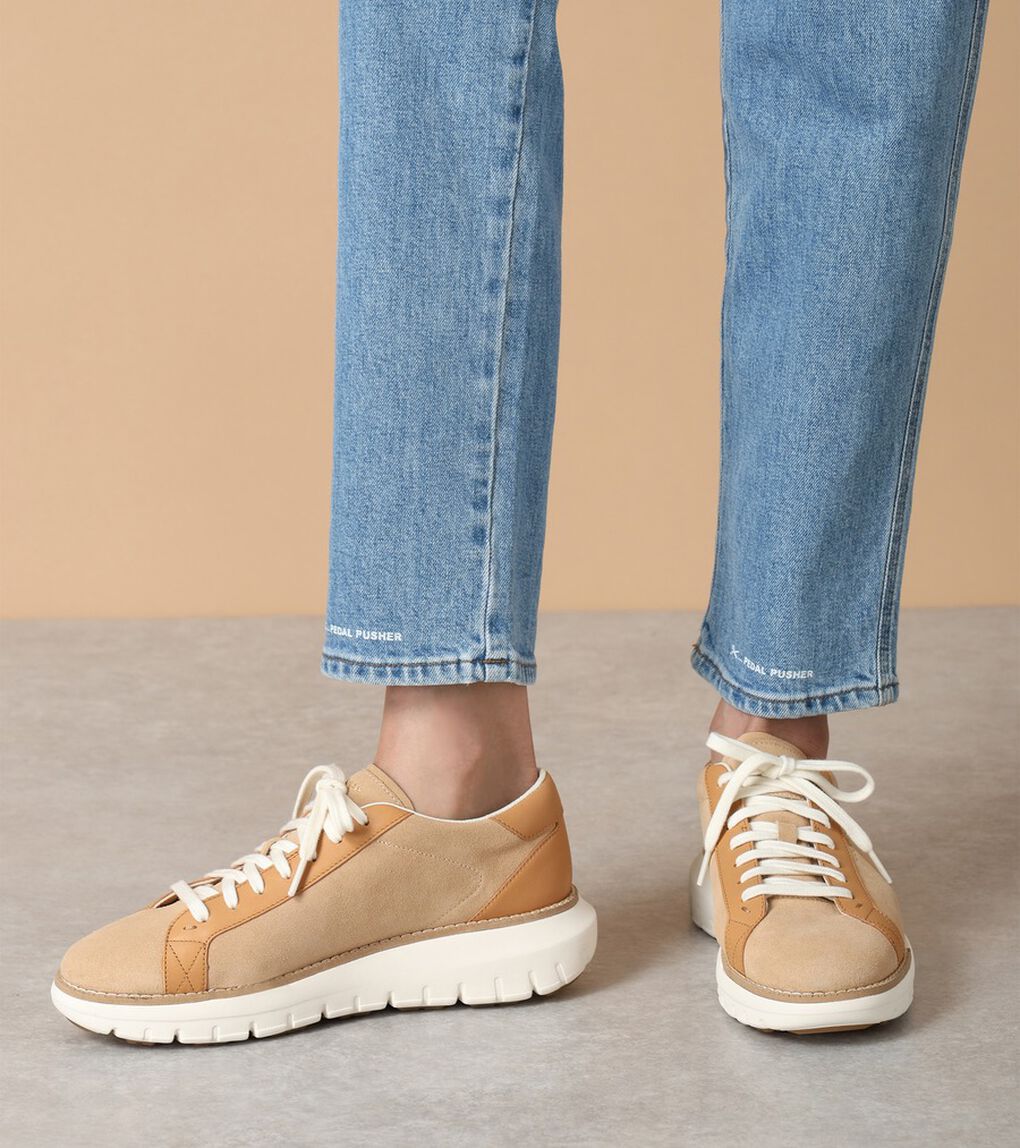 ゼログランド レクサンナ レザー スニーカー womens
