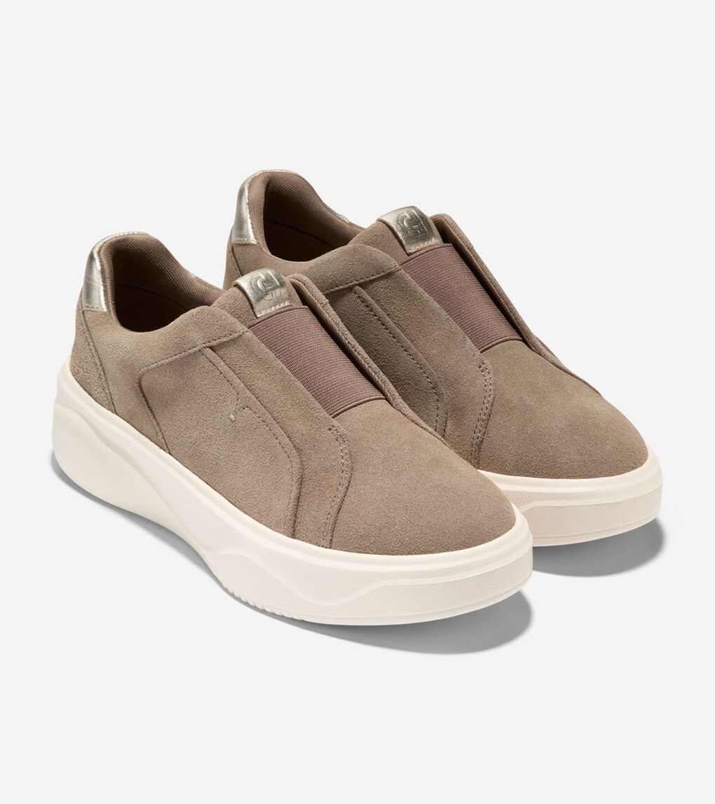 グランドプロ デミ スリッポン スニーカー womens.