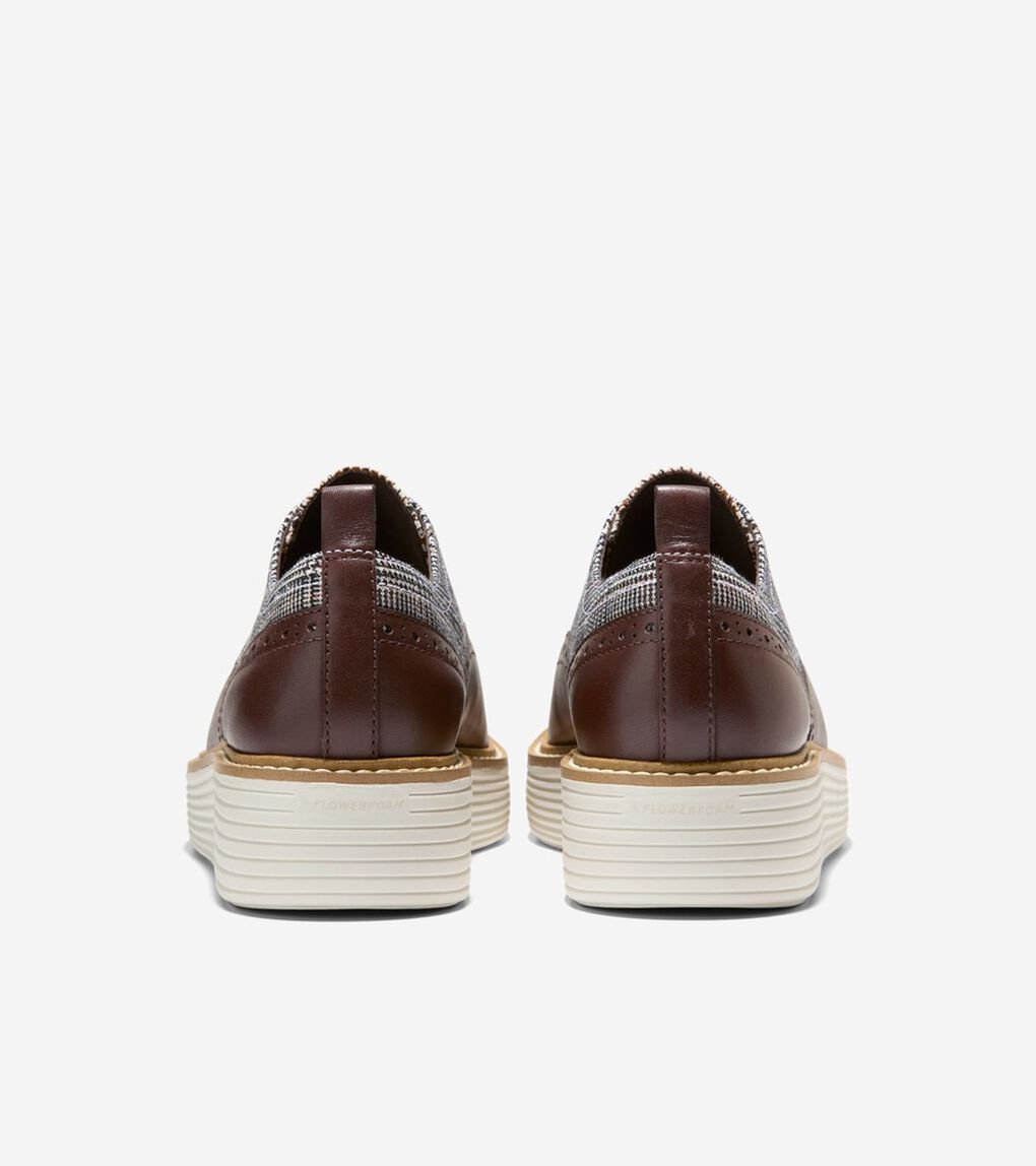 オリジナルグランド プラットフォーム ウィングチップ オックスフォード womens.