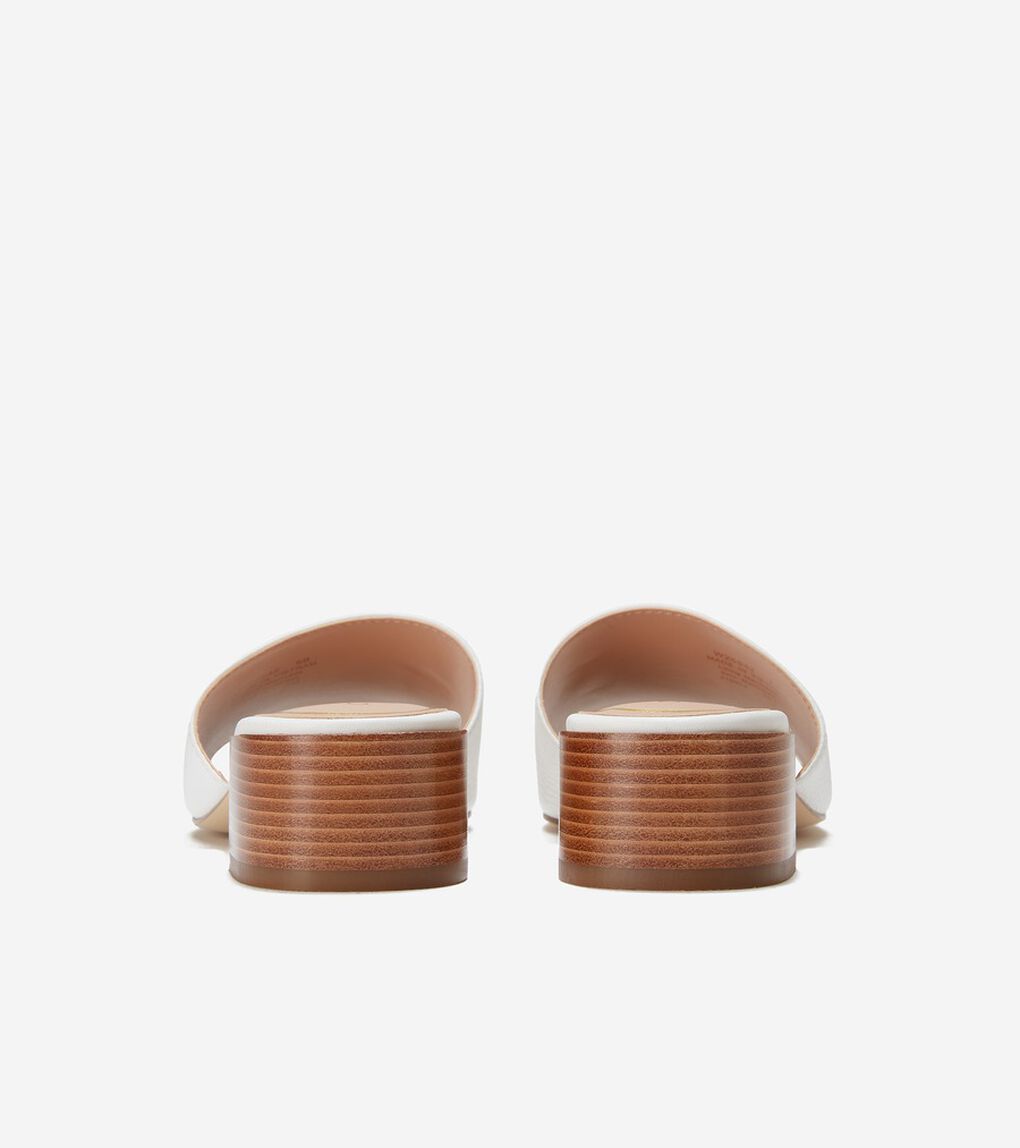 キャリ シングル バンド ブロック ヒール サンダル 40mm womens.
