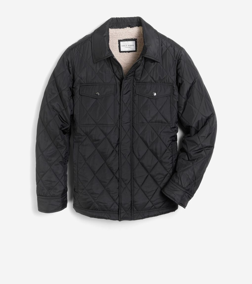 ダイヤモンドキルテッドジャケット mens.