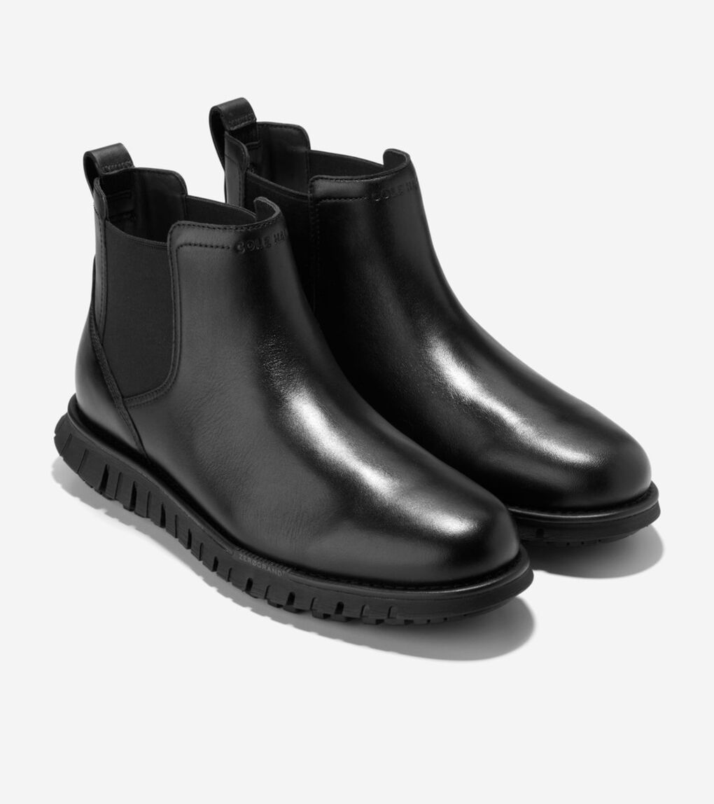ゼログランド リマスタード チェルシーブーツ ウォータープルーフ mens