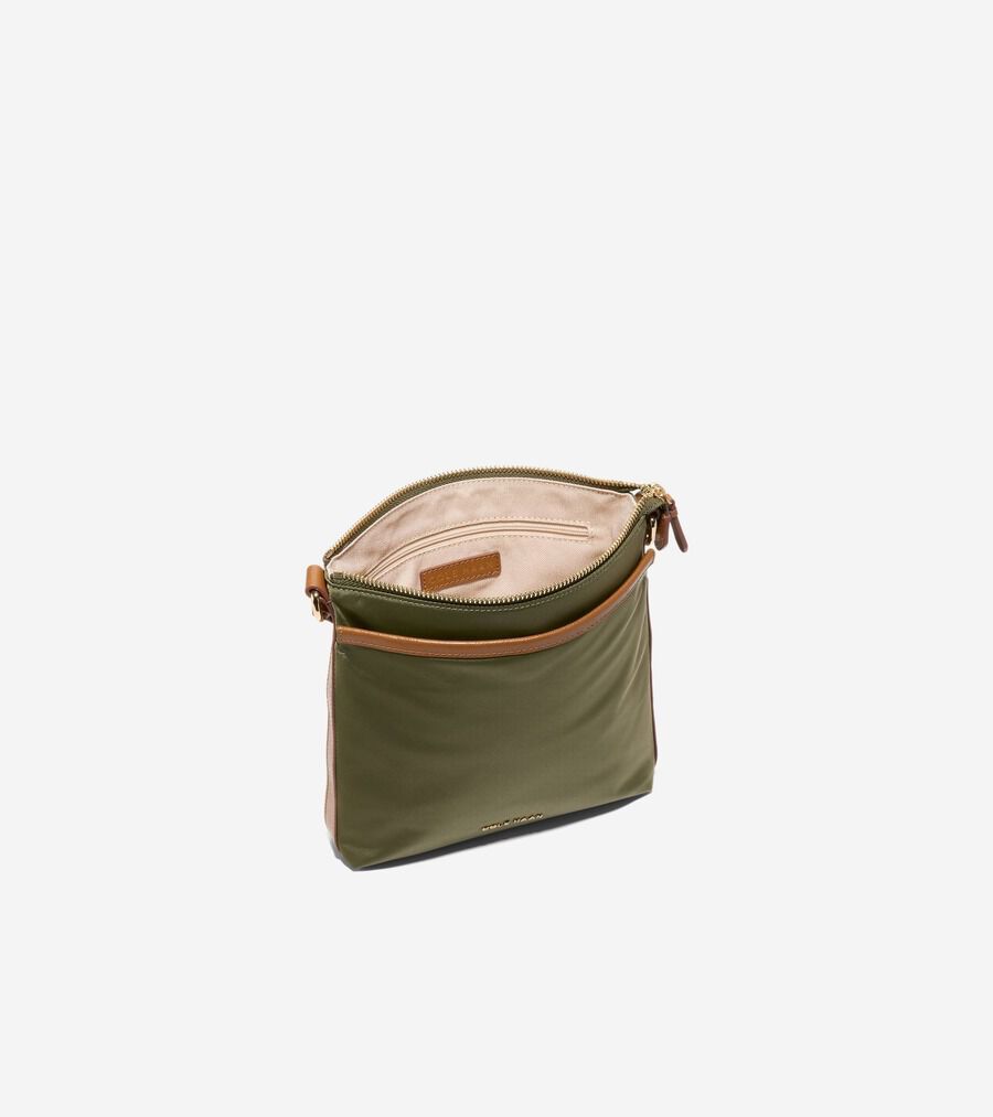 ダニエル＆ボブ　レザー×ナイロン　カーキ✖️ブラウン　本革 Daniel & Bob（ダニエル アンド ボブ） セール30%OFF 正規品1年保証
