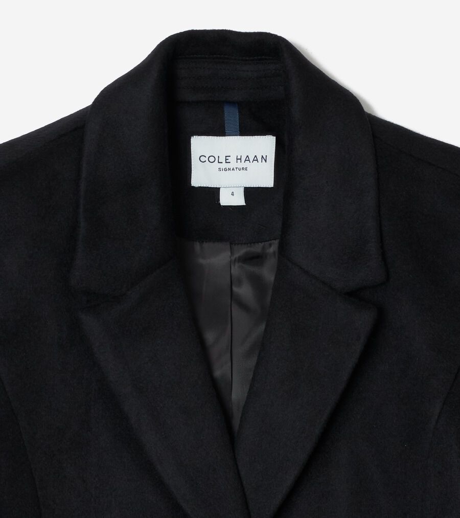 At Last & Co. ウールピーコート サイズ42 ブラック At Last & Co. ウールピーコート サイズ42 ブラック 2025年最新