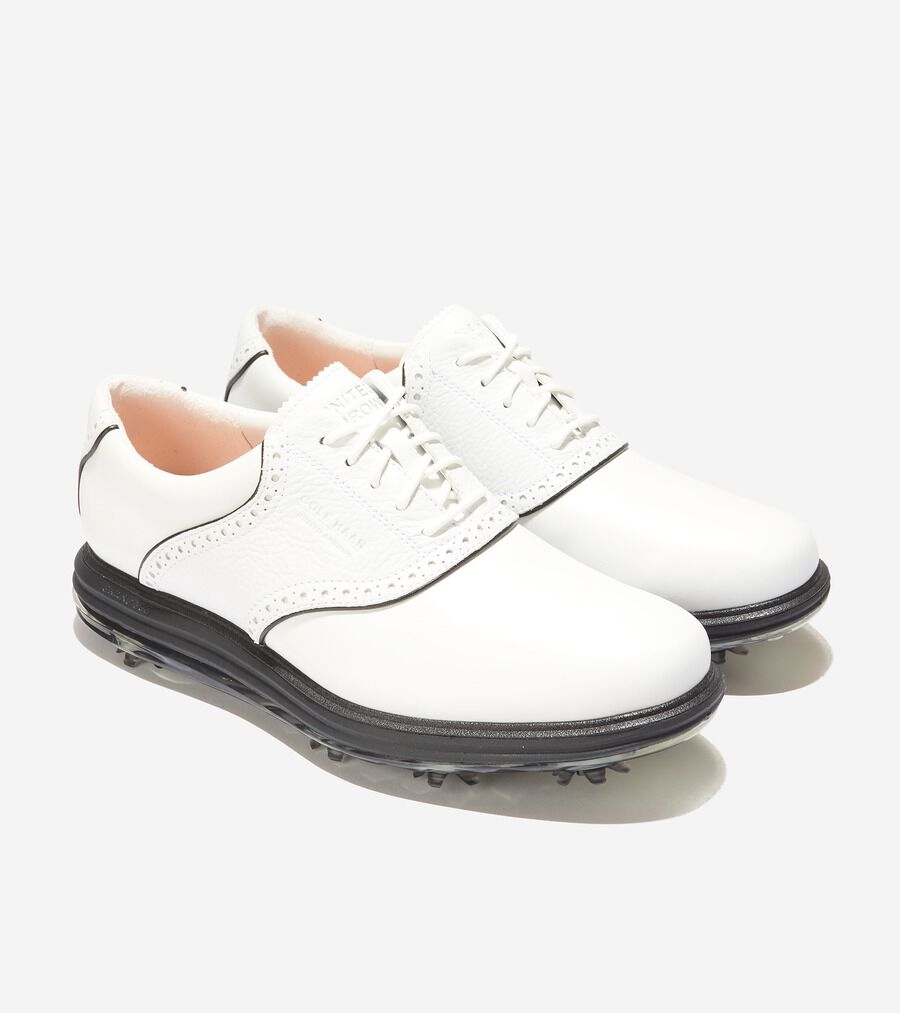 Vintage Cole Haan Shoes Mens 9.5 M 1980s Saddle Oxford White
