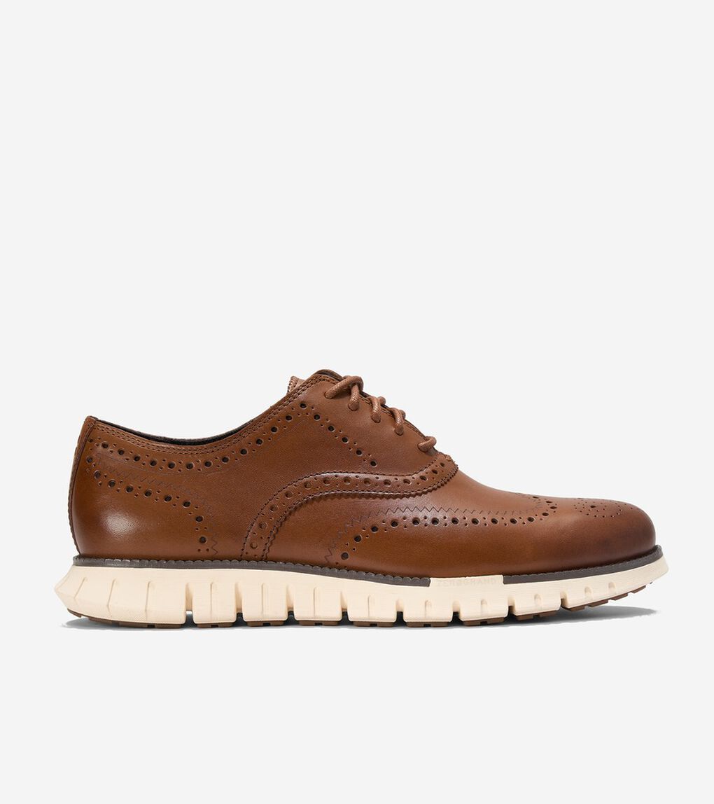 ゼログランド リマスタード ウィングチップ オックスフォード mens.