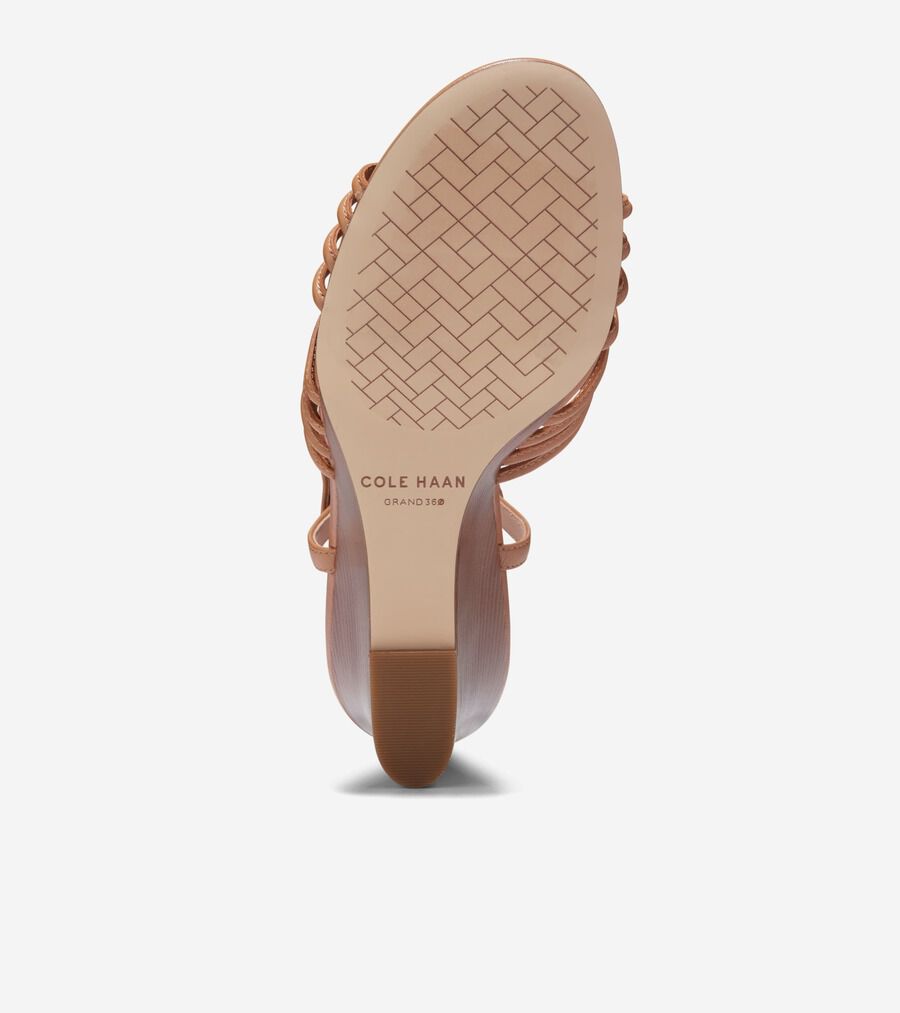 80%off！【COLE HAAN】ウエッジソール　サンダル　履き心地良し　新品 ジットニーノット ウェッジ womens. 10000 | COLE_HAAN