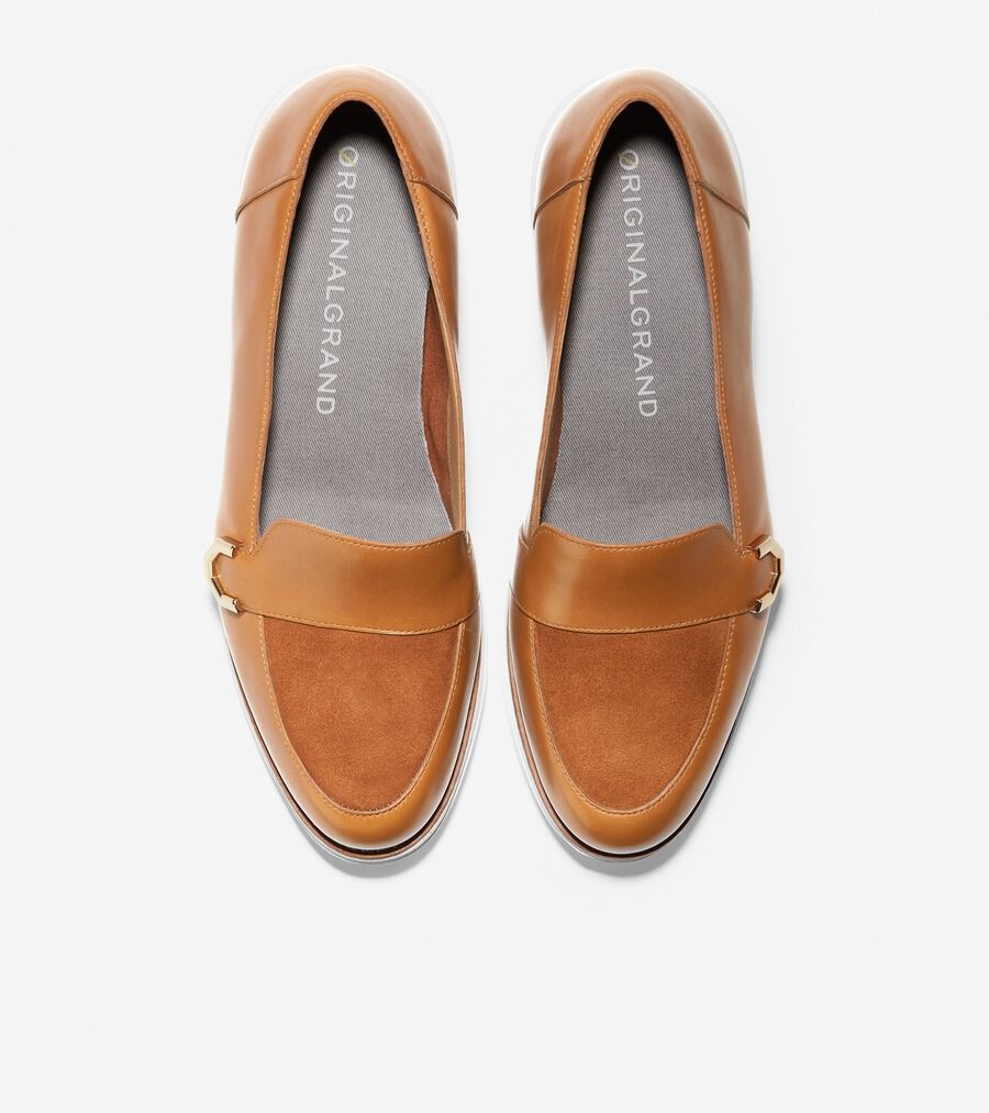 MAX80%OFF／セール開催中 オリジナルグランド C バックル ローファー womens. 0.0 | COLE_HAAN 靴