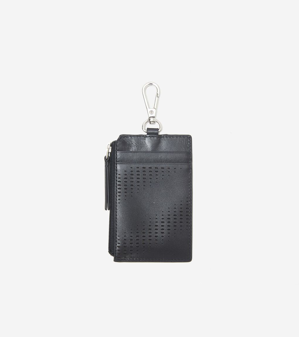 ワシントン パーフォレーション ジップ カードケース mens.