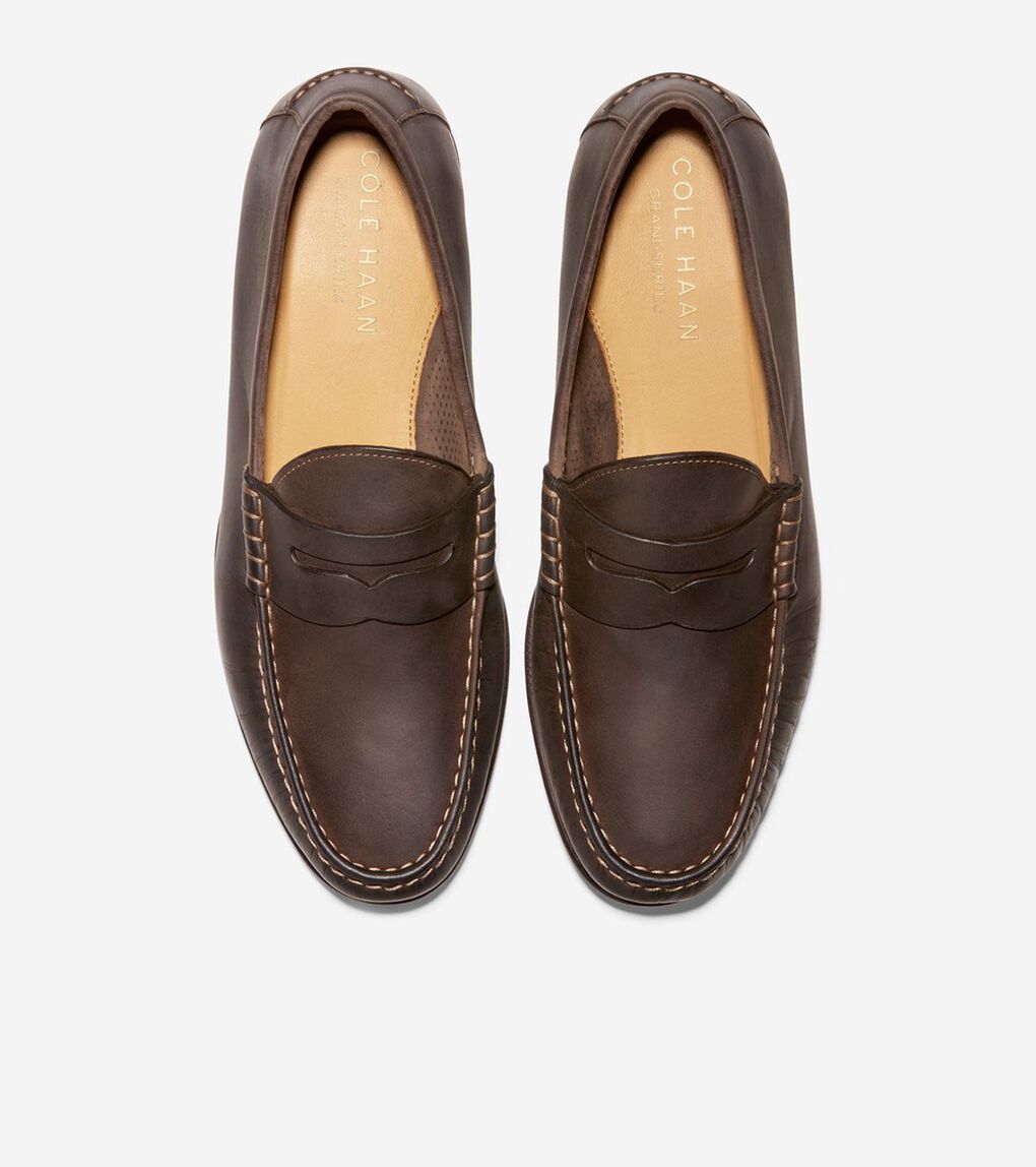 ヘイズ ペニー ローファー Mens ブラッケン ウォールナット 公式 コール ハーン Cole Haan オンラインストア