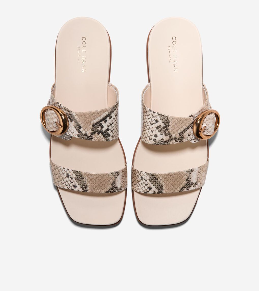 オークリン ダブルバンド フットベッド サンダル womens