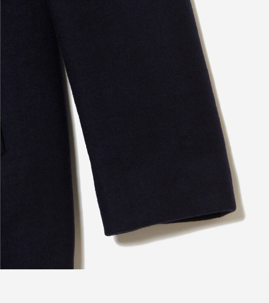 エイスィメトリカル ウール コート womens. 0.0 | COLE_HAAN