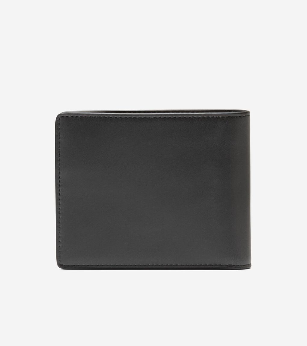 レザースリムフォールドウォレット mens