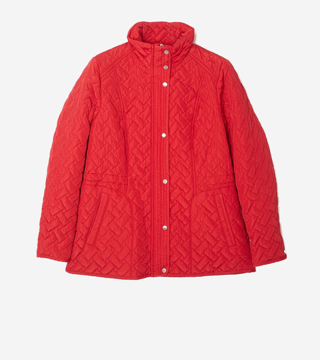 シグネチャ ーキルテッド クラッシックジャケット womens.